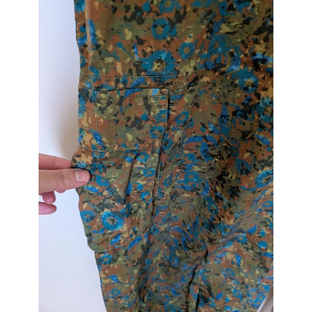 Lucy & Yak Trousers in Green Trix Floral Sz 30